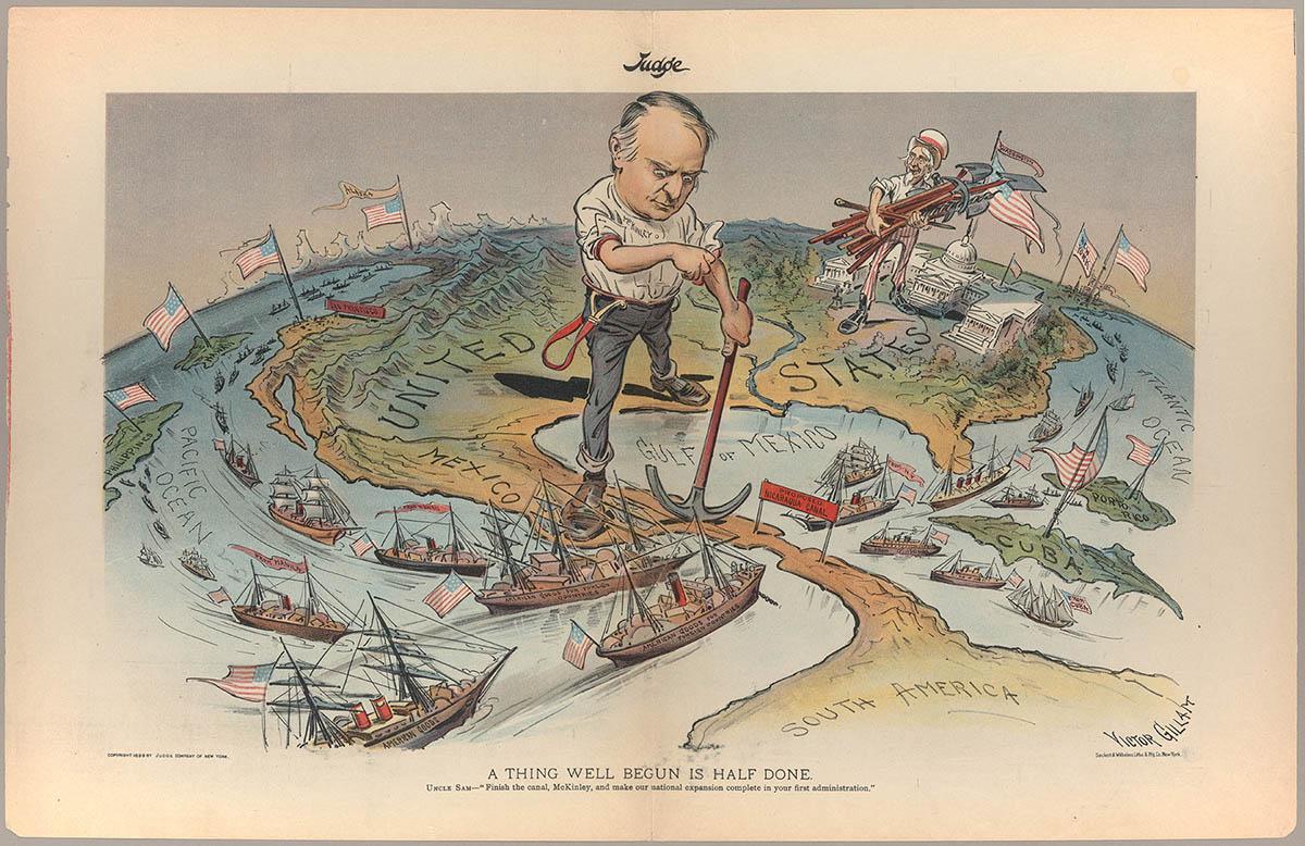 Gillam, A Thing Well Begun Is Half Done, 1899

