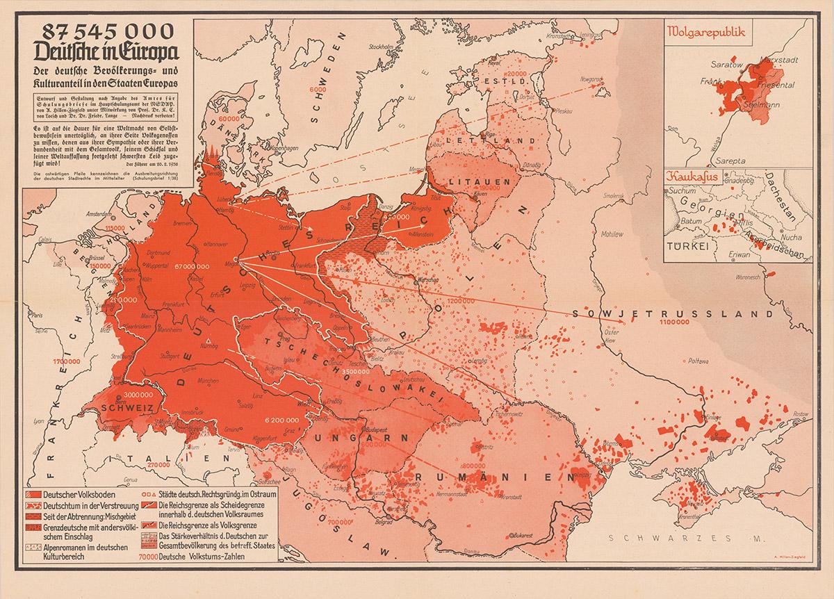 Ziegfeld, 87,545,000 Germans in Europe, 1938
